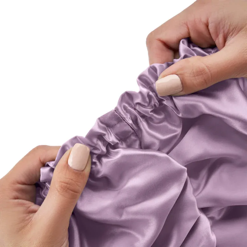 Main product image of Custom Floral Silk Bonnet with Gift Box for private label B2B customers