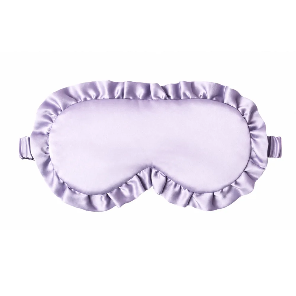 Detail view of silk sleep mask for private label silk care brands