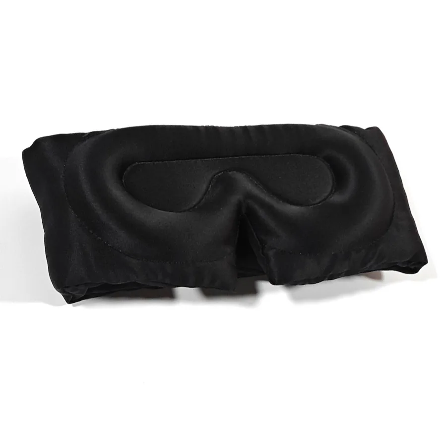 Detail view of private label silk sleep masks for private label silk care brands