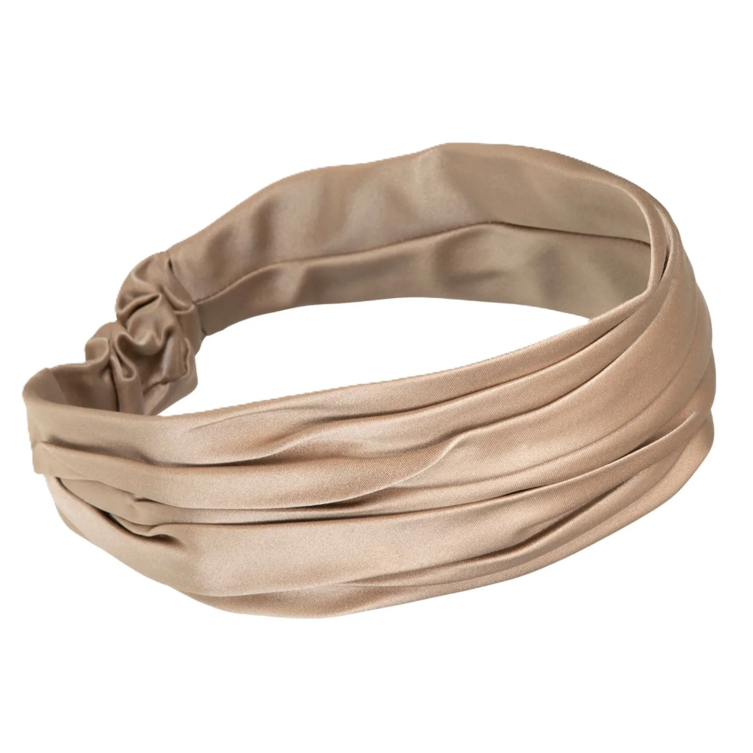 Detail view of silk hair bands for private label silk care brands