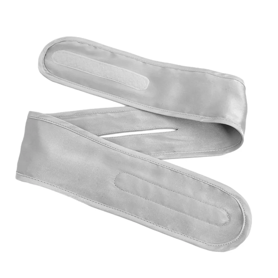 Detail view of silk headbands for beauty brands for private label silk care brands