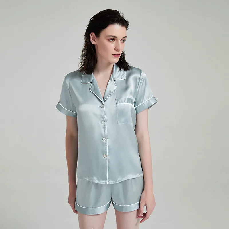 Private label silk sleepwear color variant