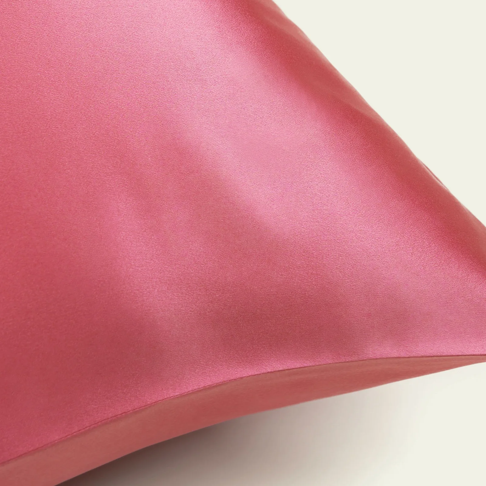 Close-up pink silk gift box fabric finish for private label packaging color review
