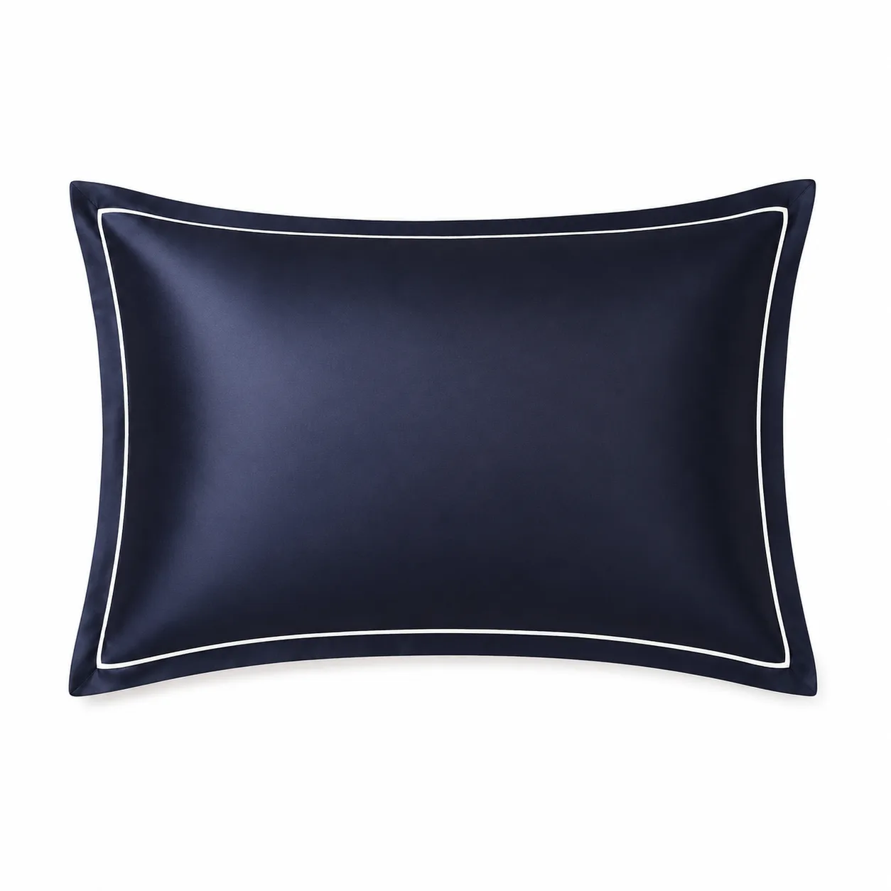 Detail view of silk pillowcase for private label silk care brands
