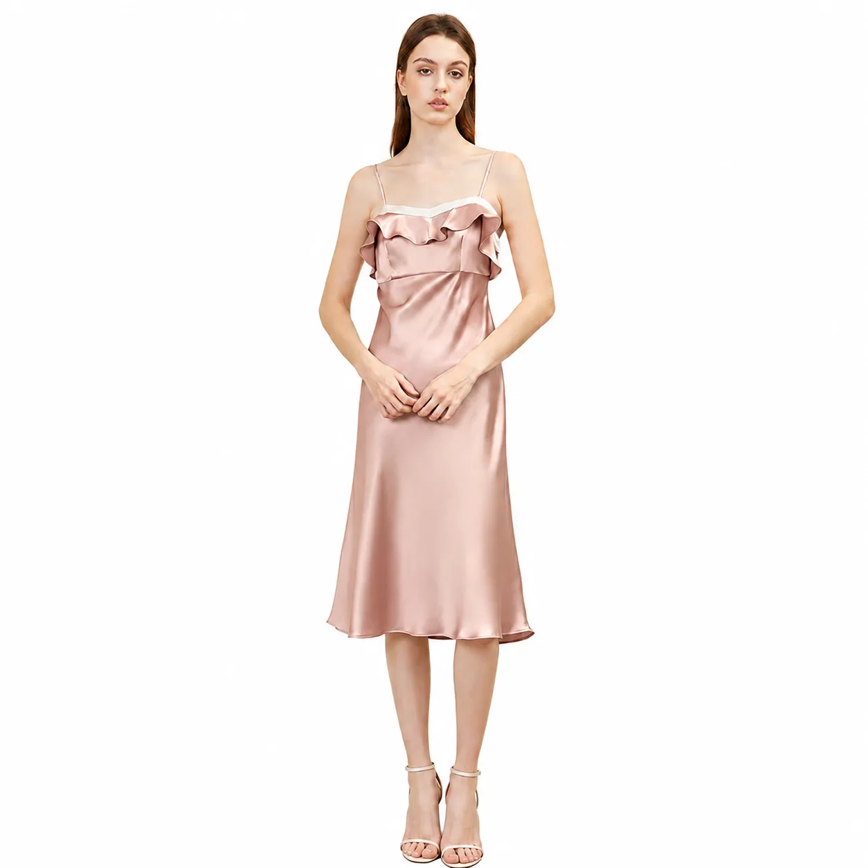 Color variant of silk pajamas for private label silk care brands