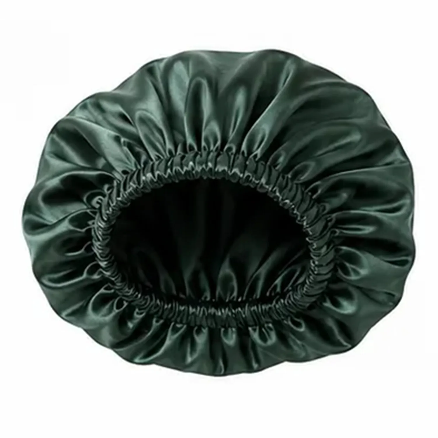 Options de structure à bande élastique pour bonnets de nuit en soie personnalisés, avec ajustement flexible et bord froncé