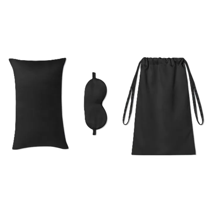 Black color palette option for custom silk gift sets, supporting brand color matching and low-stock seasonal color testing for private label programs