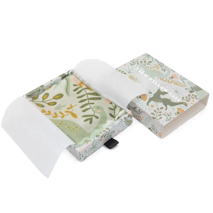 Empaque en caja tipo cajón para sets de regalo de seda personalizados