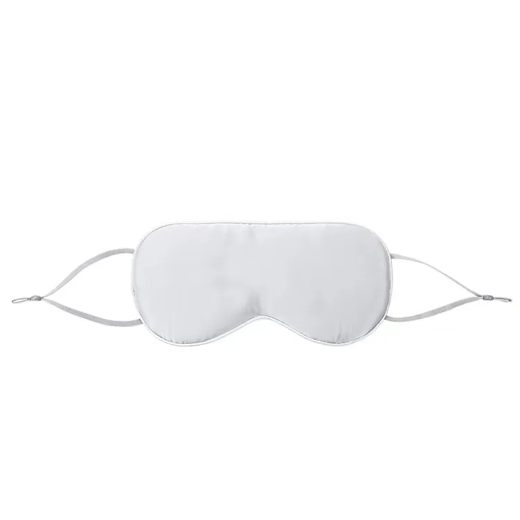 White color variant custom sleep mask for private label brand palette matching and seasonal color testing