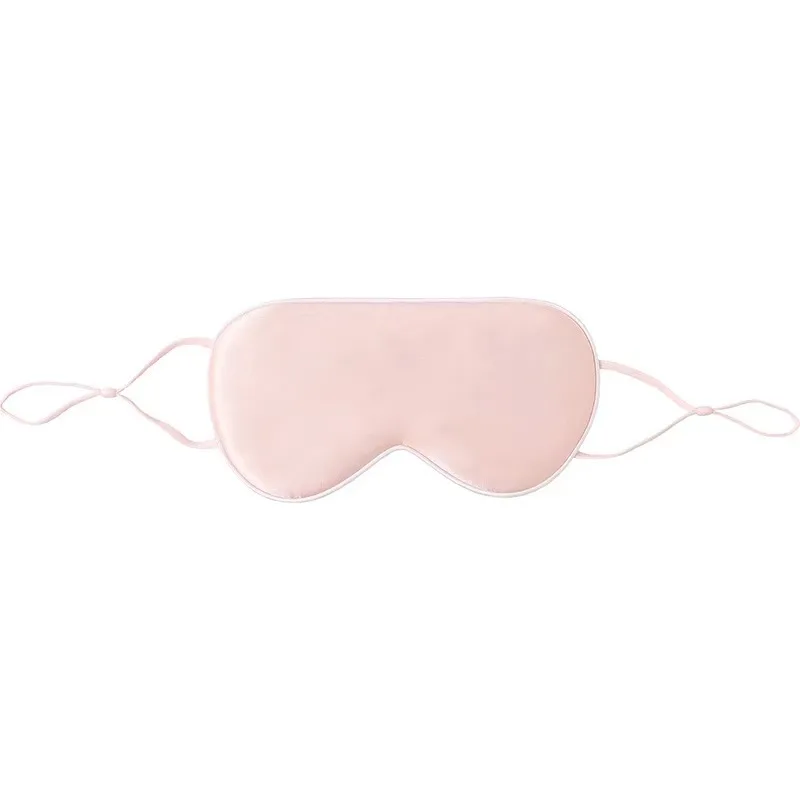 Pale blush color option for custom silk sleep masks, supporting private label brand palette matching, seasonal color planning, and low-pressure color