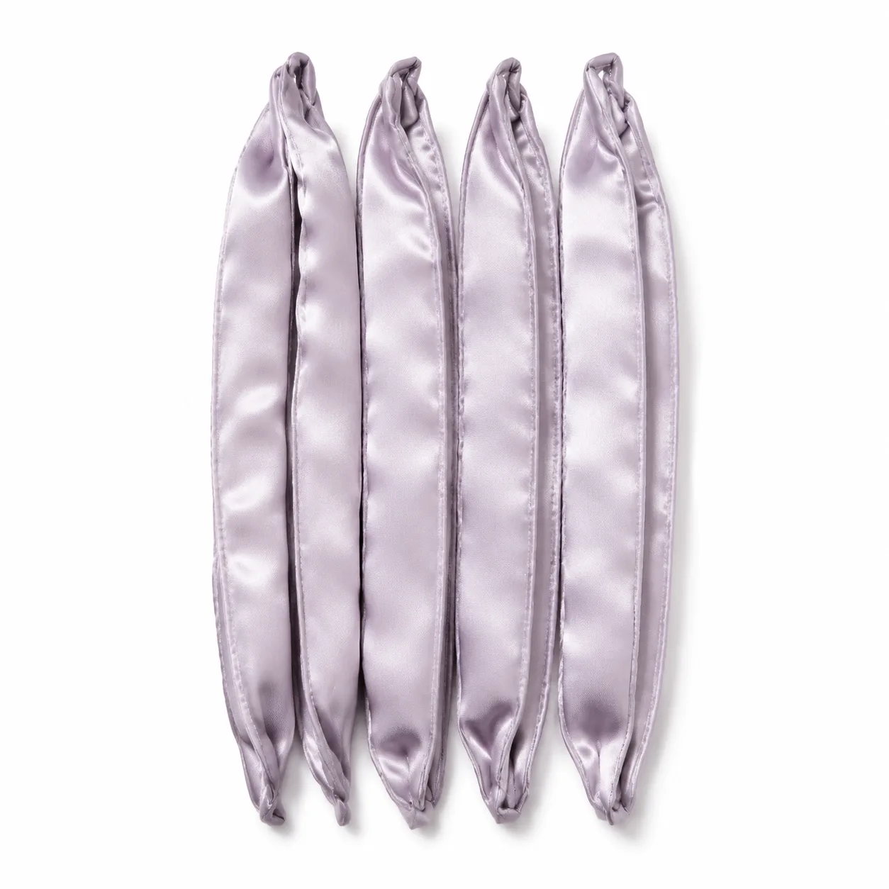 Option de construction Silk Leaf Curling Pods pour boucleurs en soie sans chaleur personnalisés, avec forme rembourrée effilée