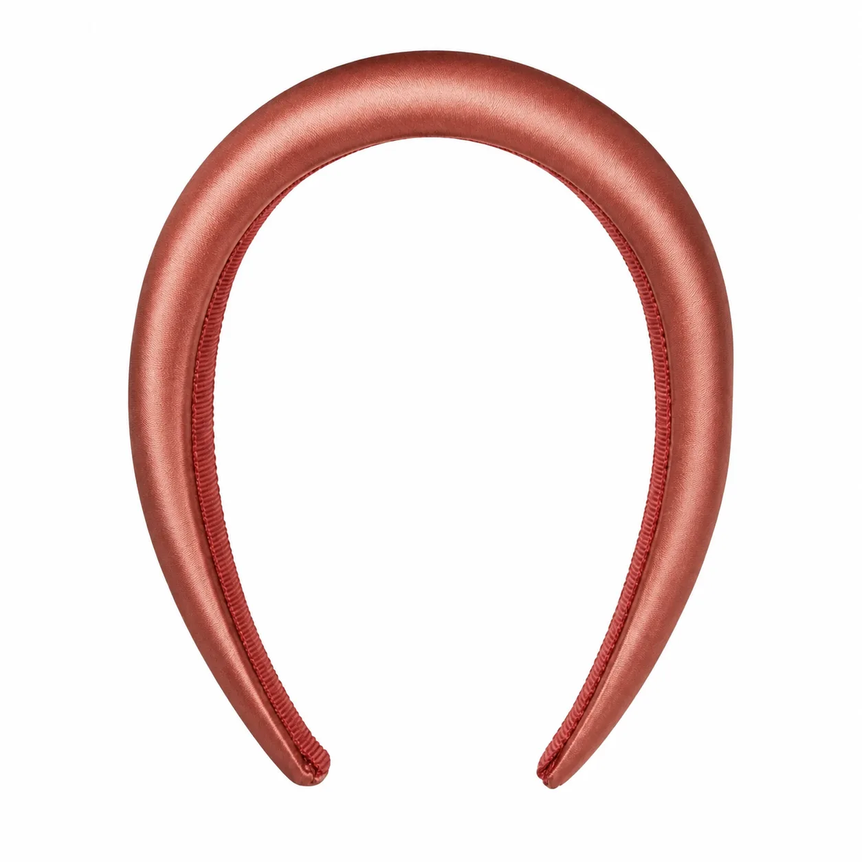 Opción de diadema acolchada de seda para colecciones personalizadas de accesorios de seda para el cabello con marca privada
