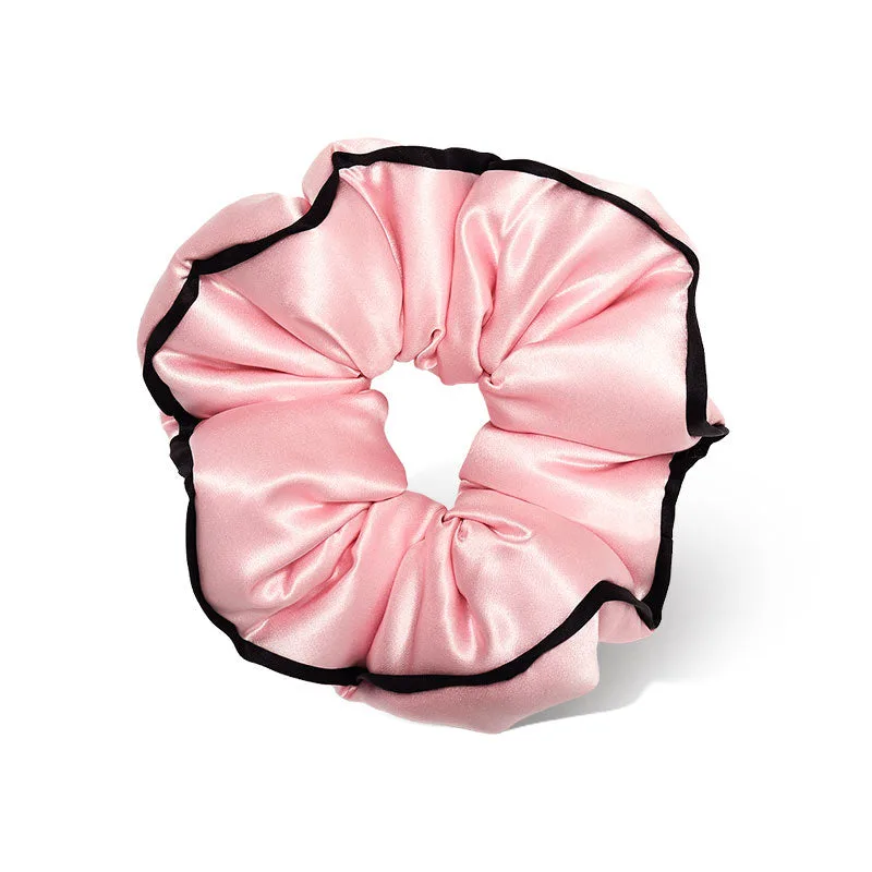 Silk-Filled Contrast Border Oversized Scrunchie color variant
