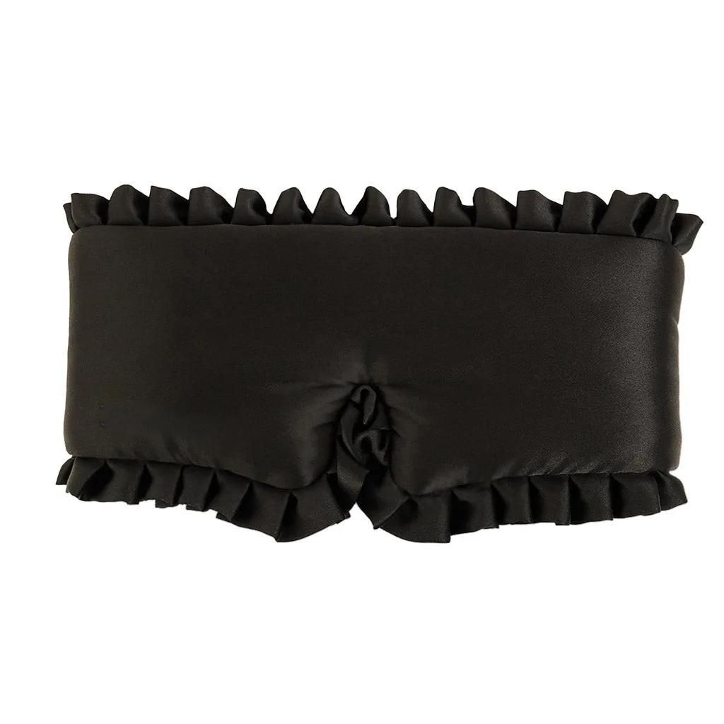 Wide Ruffle Edge Silk Sleep Mask color variant