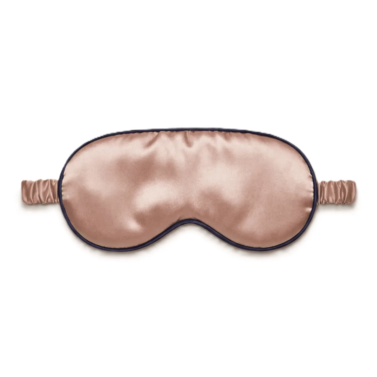 Contrast Trim Flat Silk Sleep Mask detail view