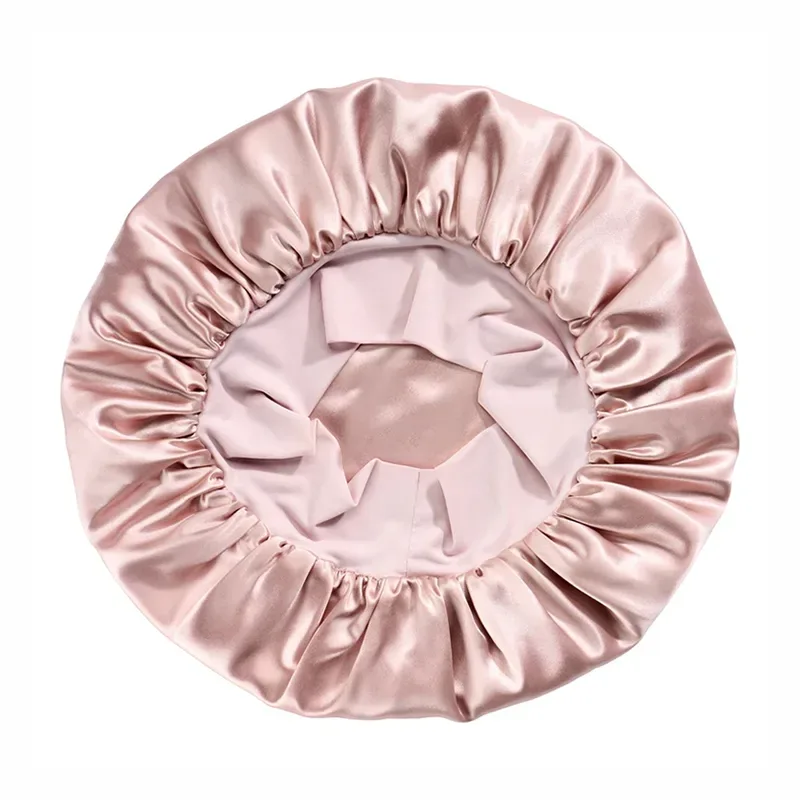 Silk and polyester satin bonnet specification comparison for hair-care brands